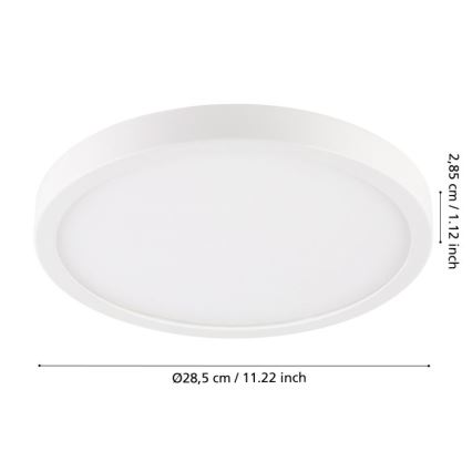 Eglo - LED Plafonjera za kupatilo LED/20,5W/230V IP44 bela