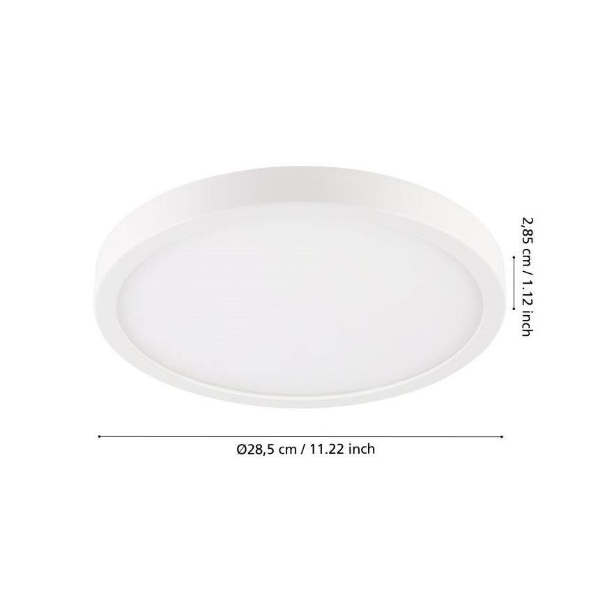 Eglo - LED Plafonjera za kupatilo LED/20,5W/230V IP44 bela