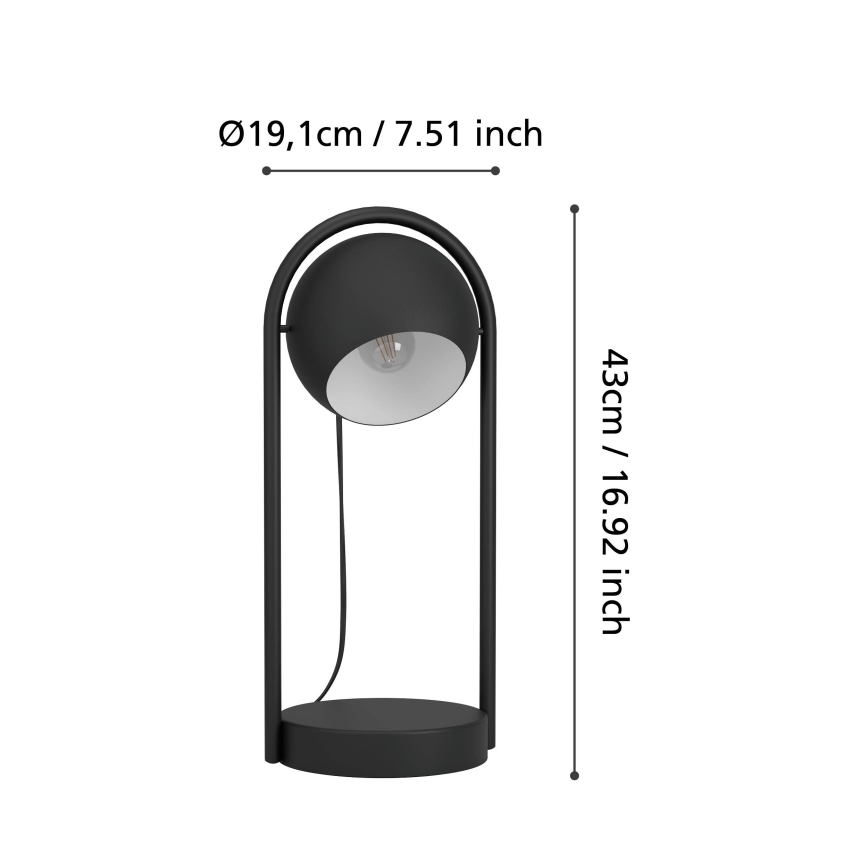 Eglo - Stona lampa 1xE14/40W/230V