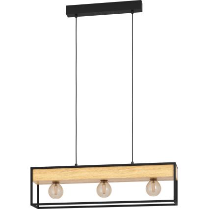 Eglo - Luster na sajli 3xE27/40W/230V