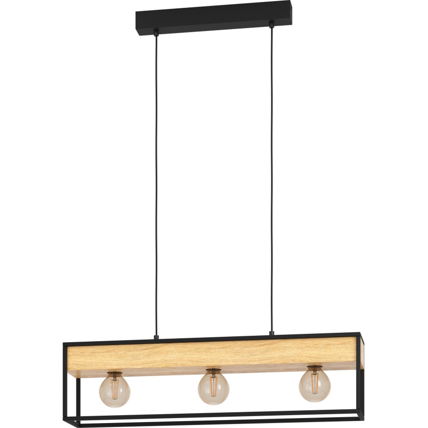 Eglo - Luster na sajli 3xE27/40W/230V
