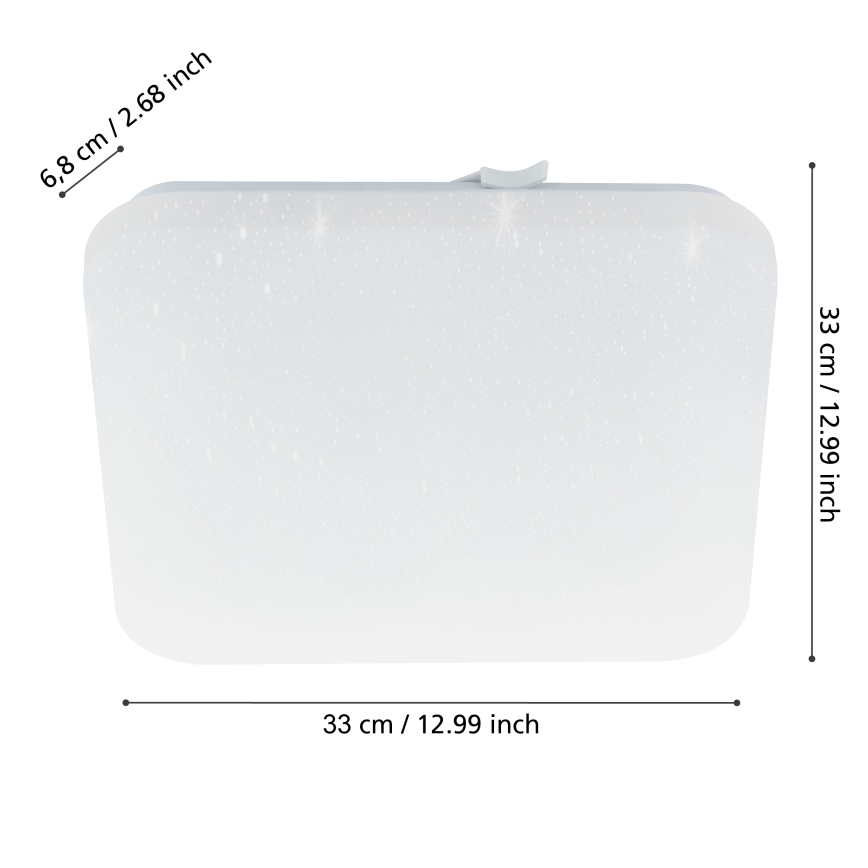 Eglo - LED Plafonjera za kupatilo LED/14,6W/230V IP44