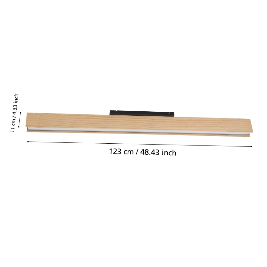 Eglo - LED RGBW Prigušiva plafonjera LED/35W/230V 2700-6500K