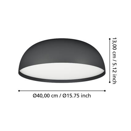 Eglo - LED RGBW Prigušiva plafonjera 3xLED/7,5W/230V 2700-6500K pr. 40 cm