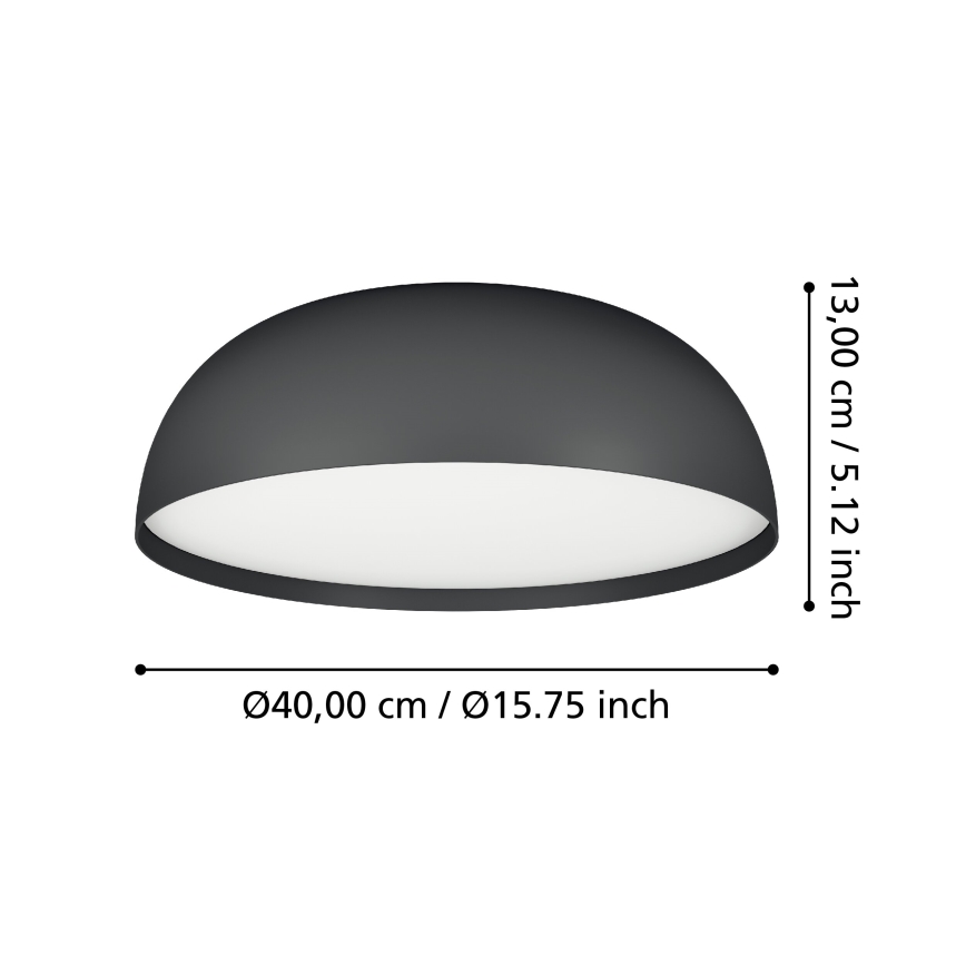 Eglo - LED RGBW Prigušiva plafonjera 3xLED/7,5W/230V 2700-6500K pr. 40 cm