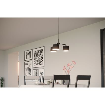 Eglo - Luster na sajli 3xE27/40W/230V