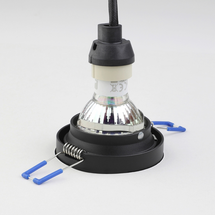 Eglo - Ugradbena lampa 1xGU10/35W/230V antracit