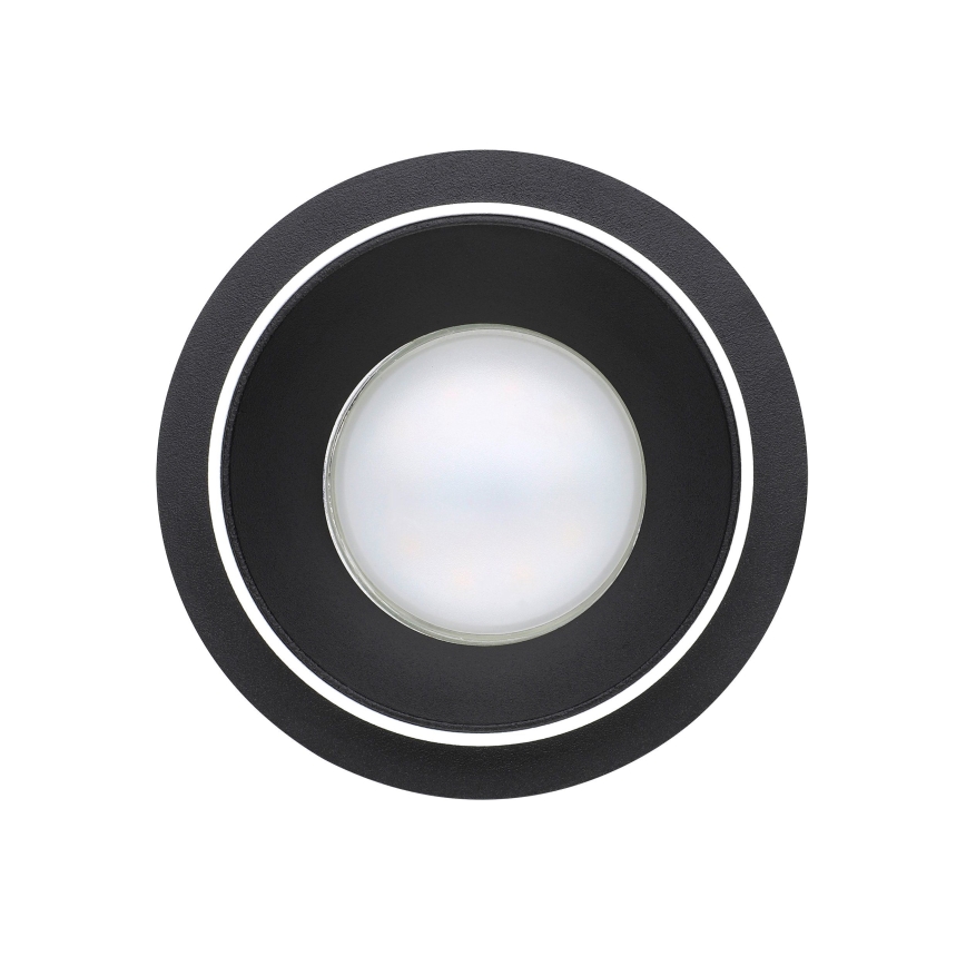 Eglo - Ugradbena lampa 1xGU10/35W/230V crno