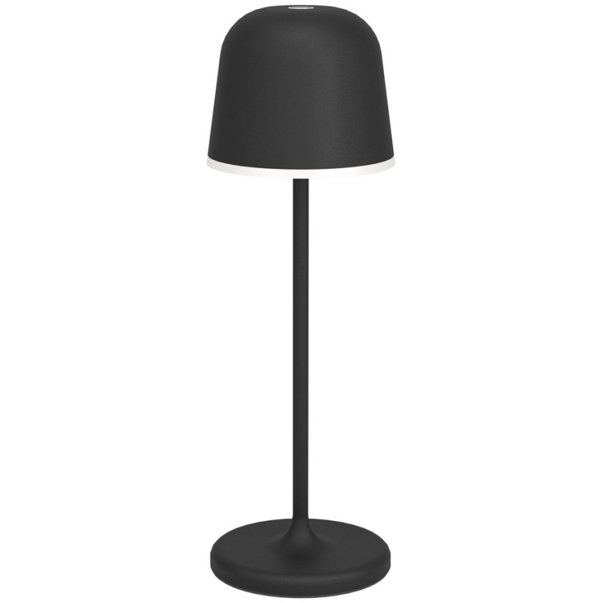Eglo - LED Prigušiva vanjska punjiva lampa LED/2,2W/5V 1800 mAh crno IP54