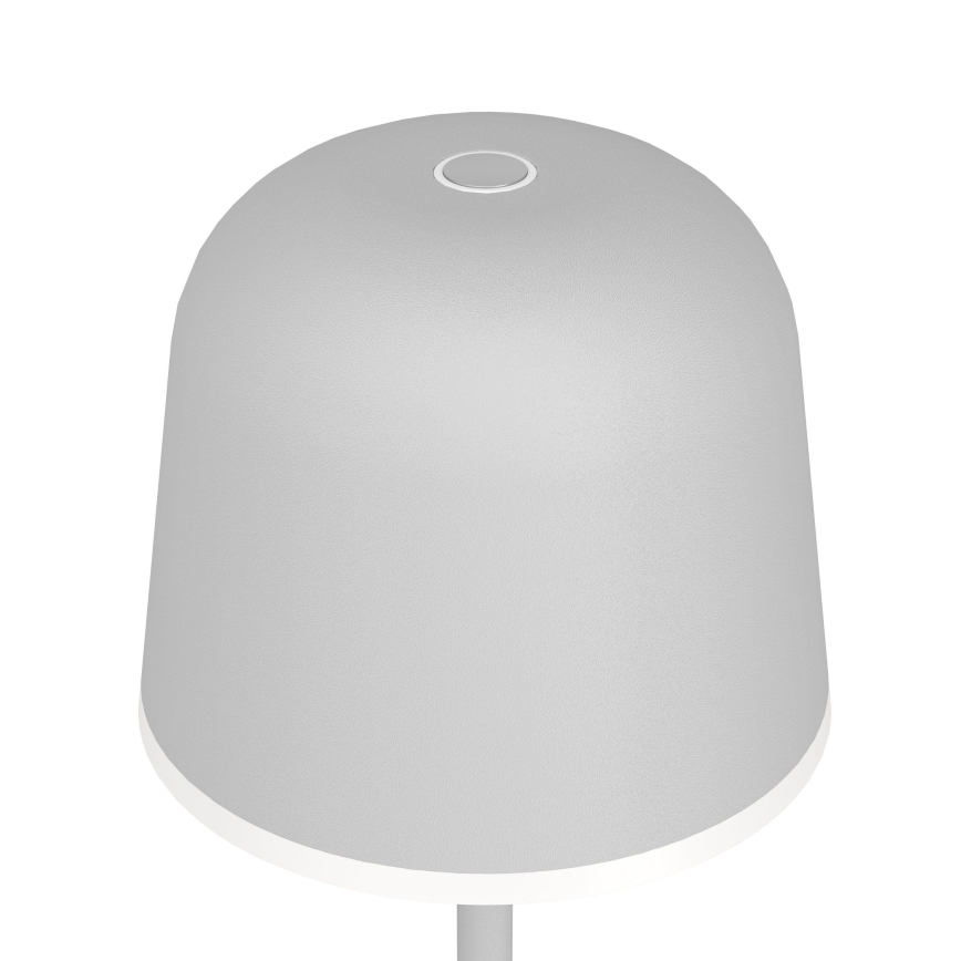 Eglo - LED Prigušiva vanjska punjiva lampa LED/2,2W/5V 1800 mAh sivo IP54