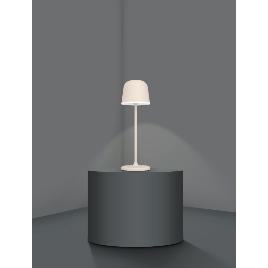 Eglo - LED Prigušiva vanjska punjiva lampa LED/2,2W/5V 1800mAh bež IP54