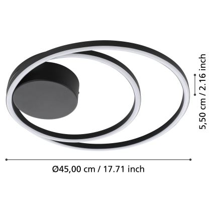 Eglo - LED Plafonjera LED/36W/230V