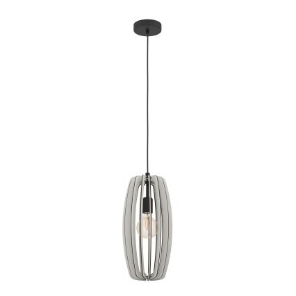 Eglo - Luster na sajli 1xE27/40W/230V kremasta