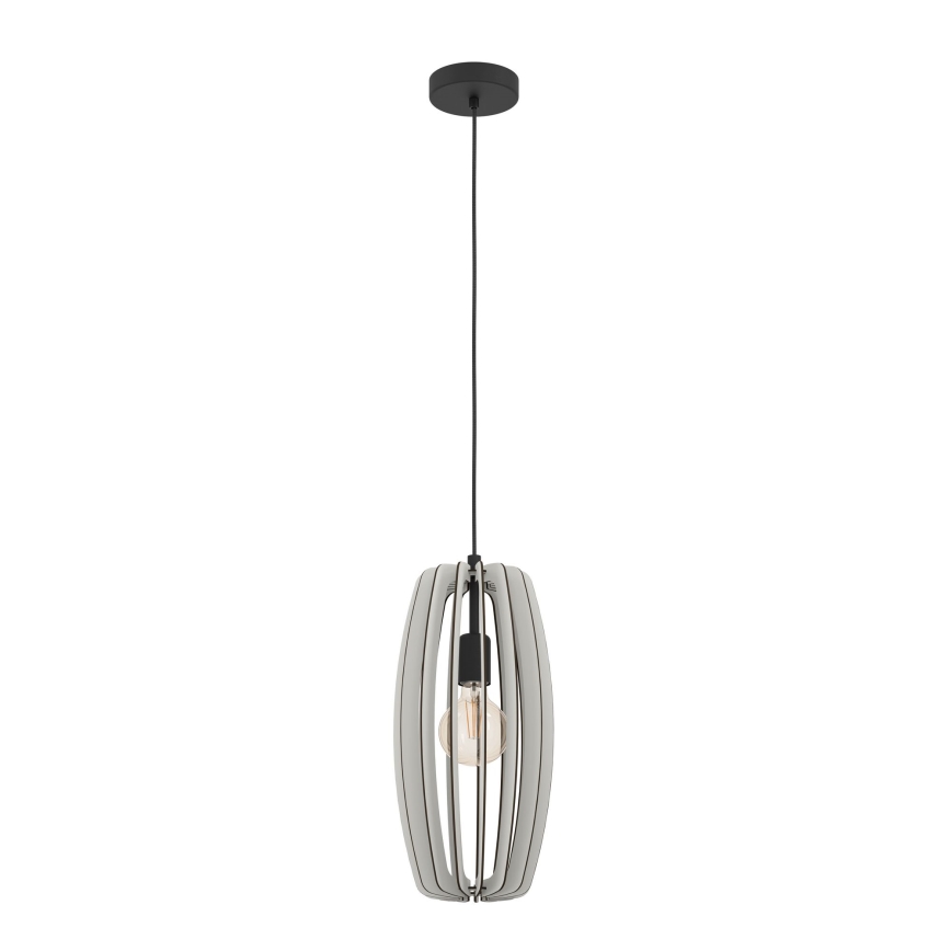 Eglo - Luster na sajli 1xE27/40W/230V kremasta
