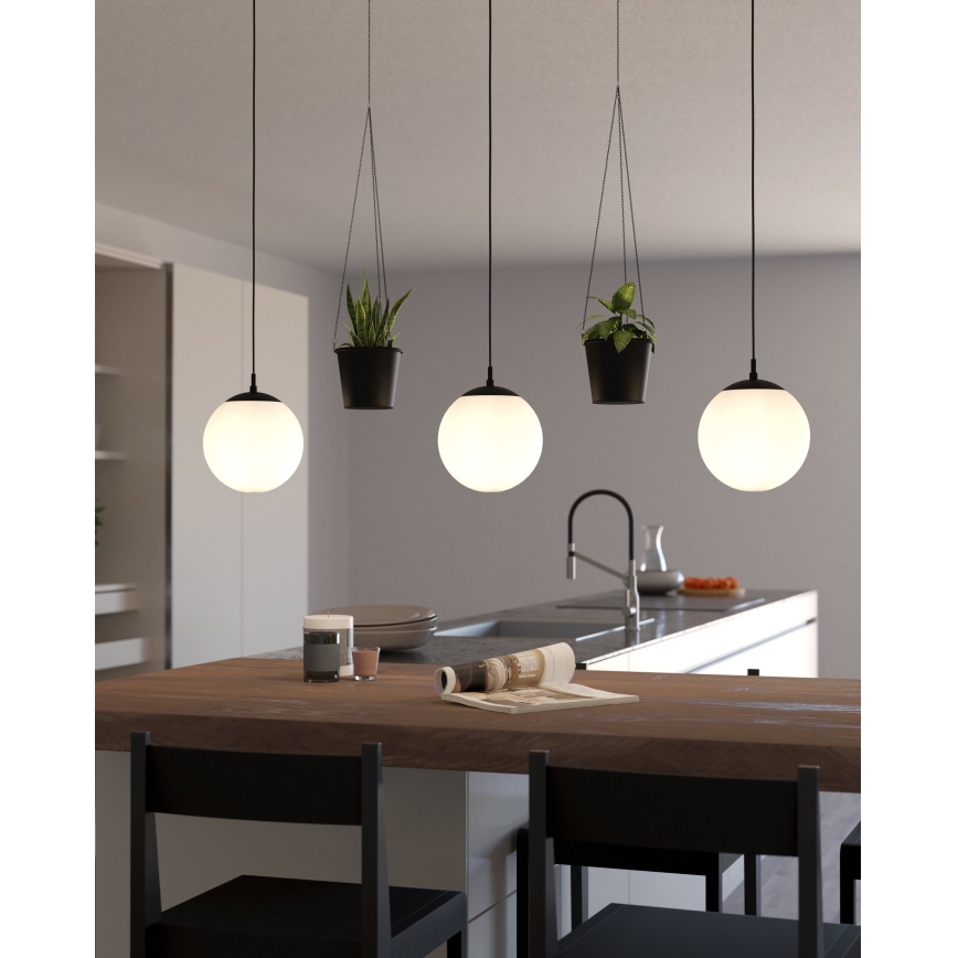 Eglo - Luster na sajli 3xE27/40W/230V