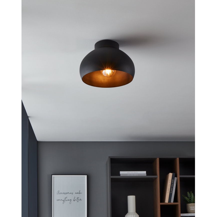 Eglo - Plafonjera 1xE27/40W/230V crno