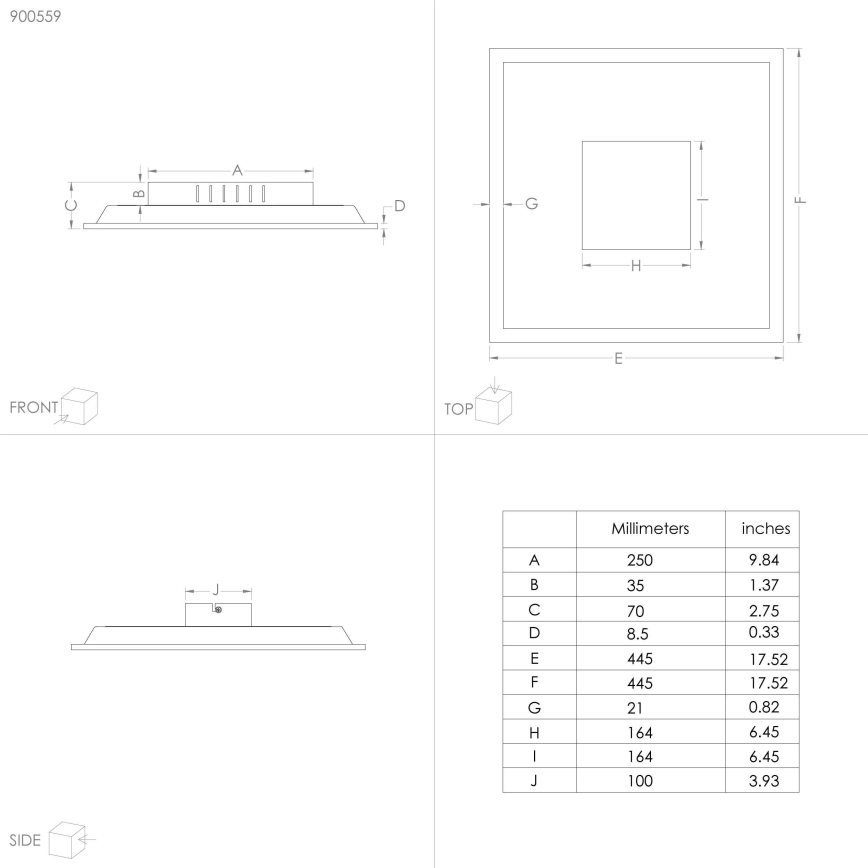 Eglo - LED Plafonjera LED/28W/230V