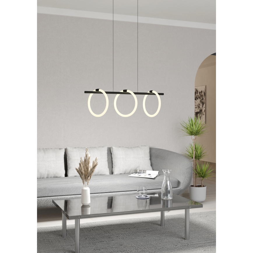 Eglo - LED luster na sajli 3xLED/9W/230V