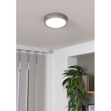 Eglo - LED Prigušiva plafonjera LED/11W/230V krom
