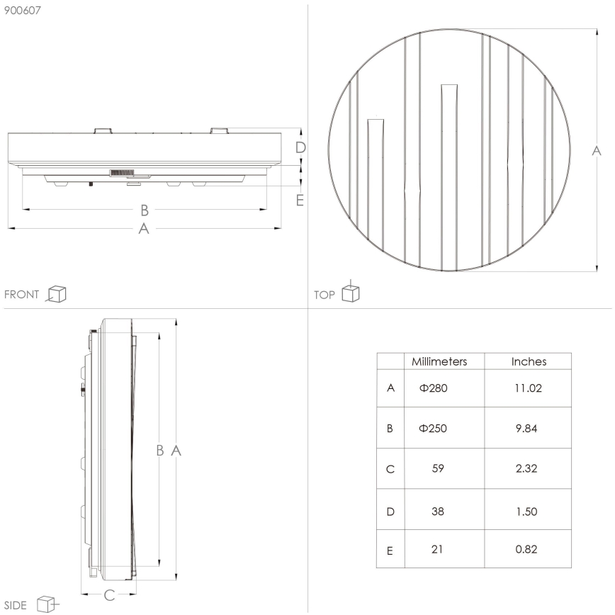 Eglo - LED Plafonjera LED/10W/230V pr. 28 cm
