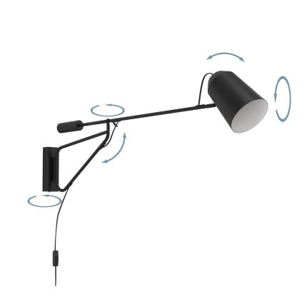 Eglo - Zidna lampa 1xE27/28W/230V