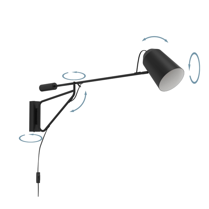 Eglo - Zidna lampa 1xE27/28W/230V