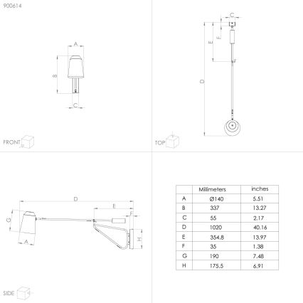 Eglo - Zidna lampa 1xE27/28W/230V