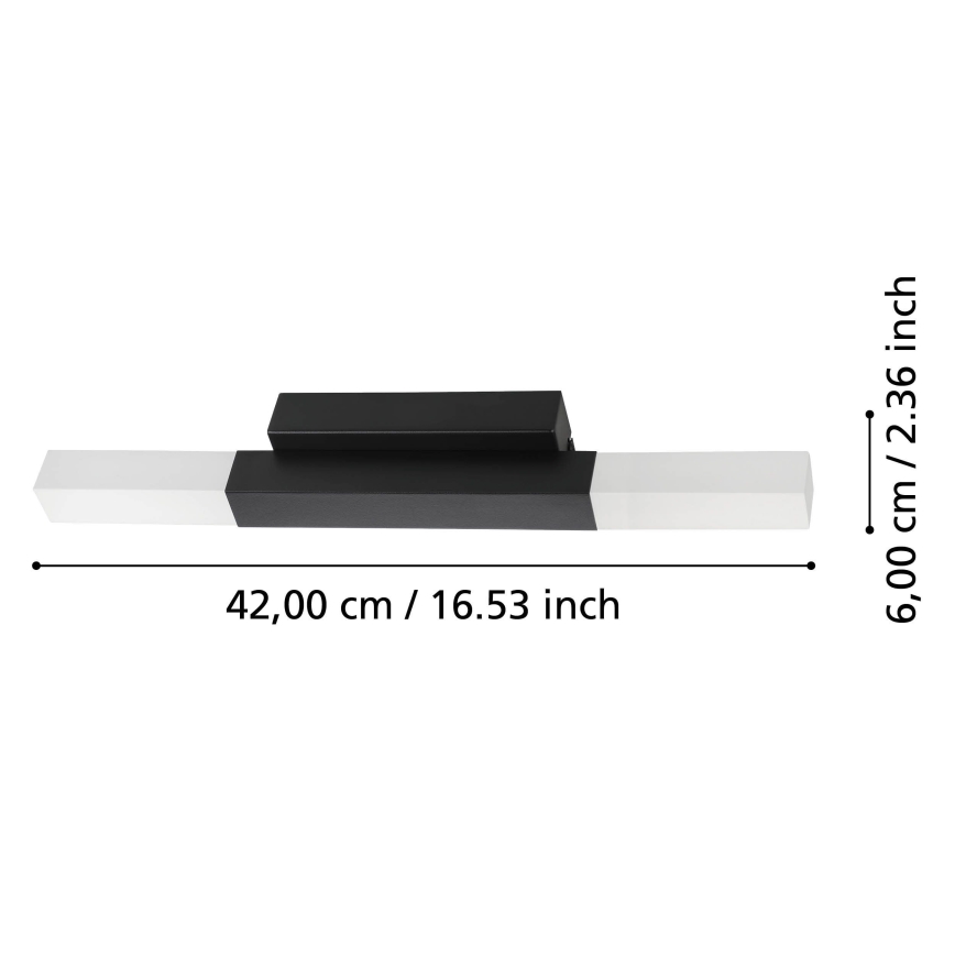 Eglo - LED zidno svetlo za kupatilo 2xLED/5,5W/230V IP44