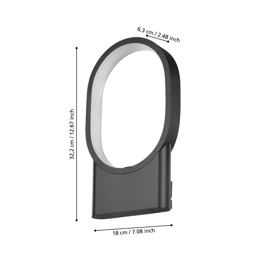 Eglo - LED Zidna lampa LED/10,8W/230V