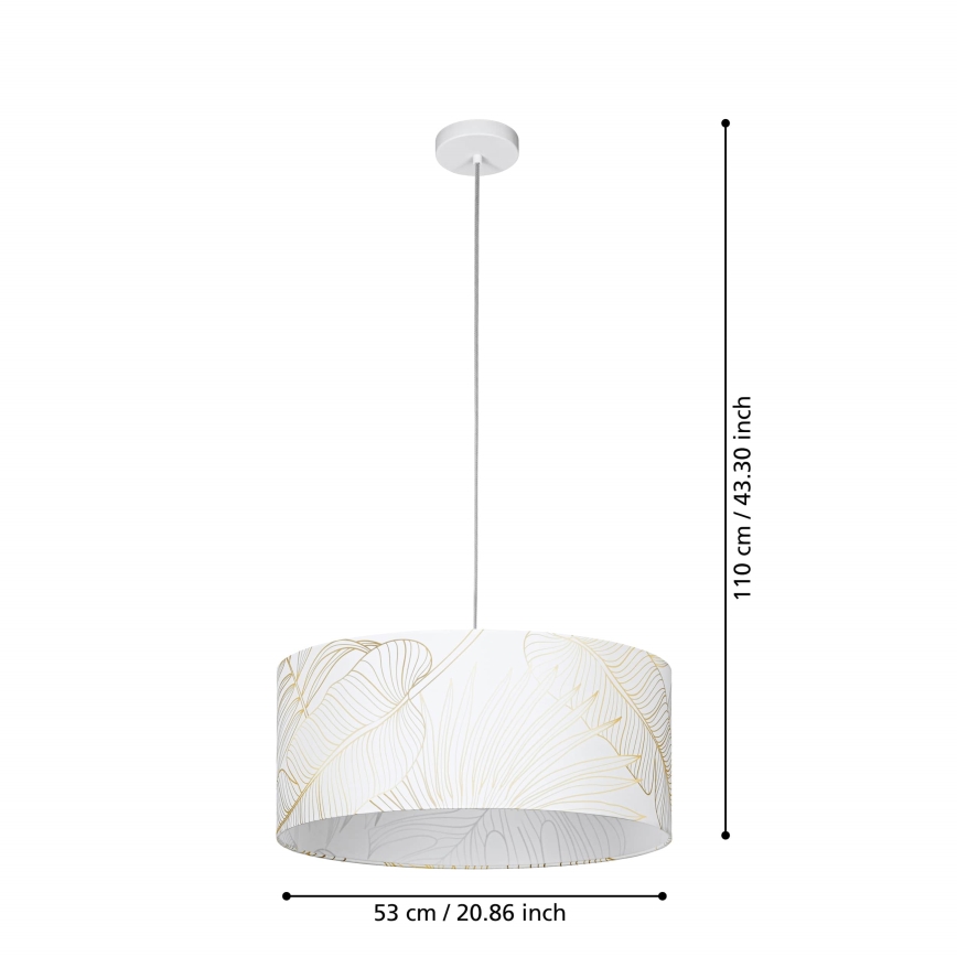 Eglo - Luster na sajli 1xE27/40W/230V