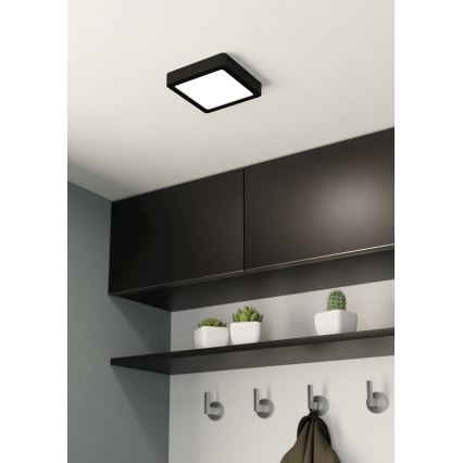 Eglo - LED Plafonjera za kupatilo LED/11W/230V IP44 crno