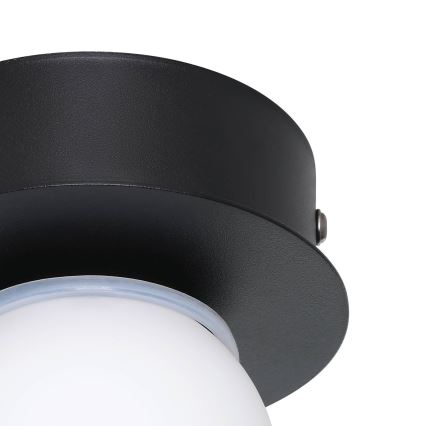 Eglo - LED Plafonjera za kupatilo LED/3,3W/230V IP44 crno
