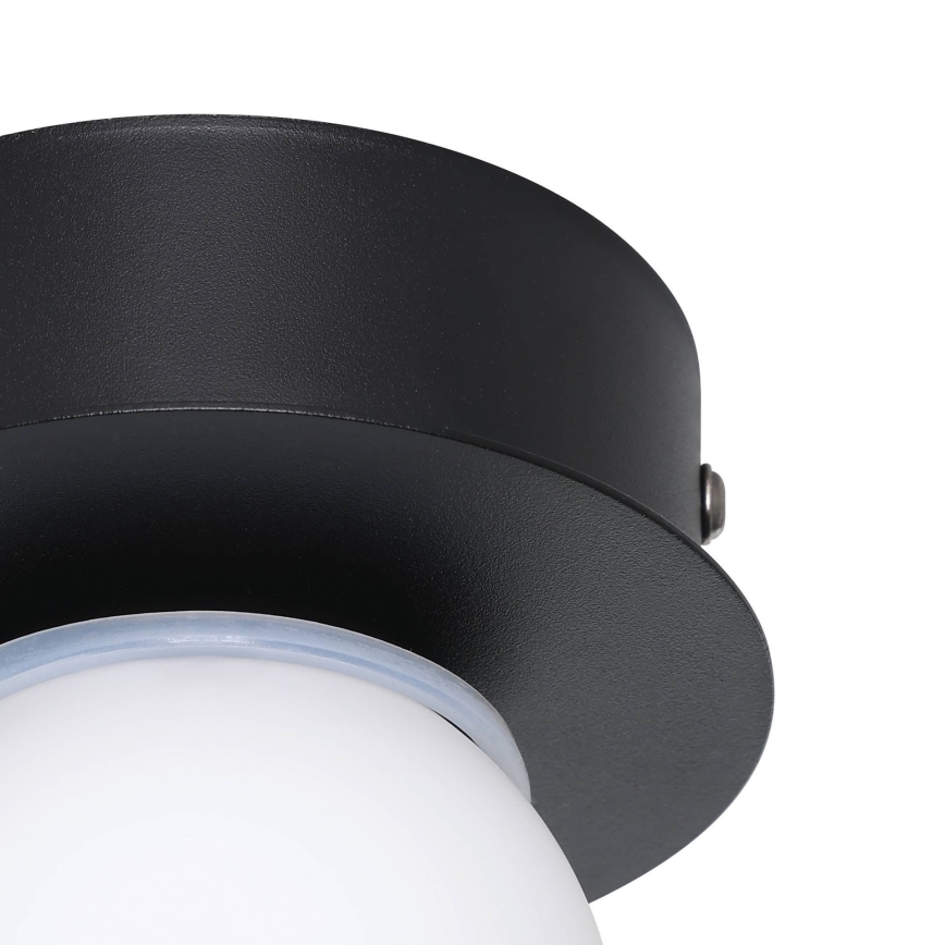Eglo - LED Plafonjera za kupatilo LED/3,3W/230V IP44 crno