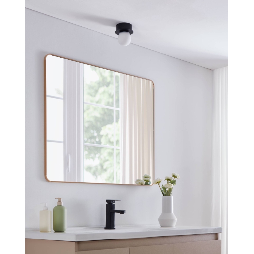 Eglo - LED Plafonjera za kupatilo LED/3,3W/230V IP44 crno