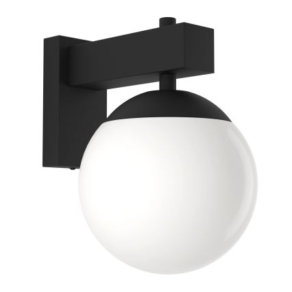 Eglo - Spoljašnja zidna lampa 1xE27/40W/230V crno IP44