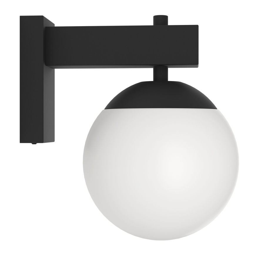 Eglo - Spoljašnja zidna lampa 1xE27/40W/230V crno IP44