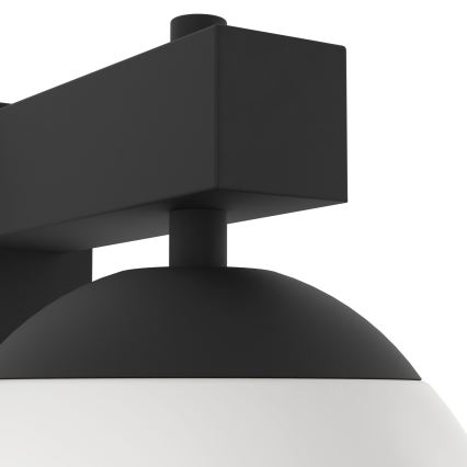 Eglo - Spoljašnja zidna lampa 1xE27/40W/230V crno IP44