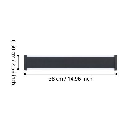 Eglo - LED Spoljna zidna lampa 2xLED/3,7W/230V 3000K IP55