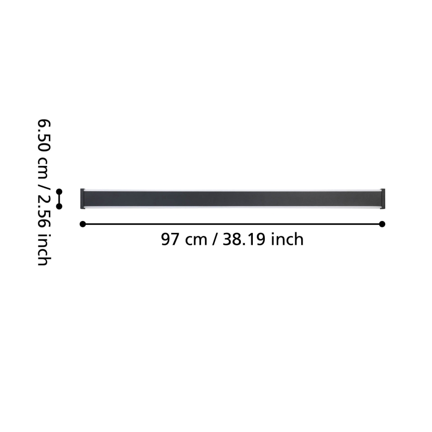 Eglo - LED spoljašnje zidno svetlo 2xLED/11W/230V 3000K IP55