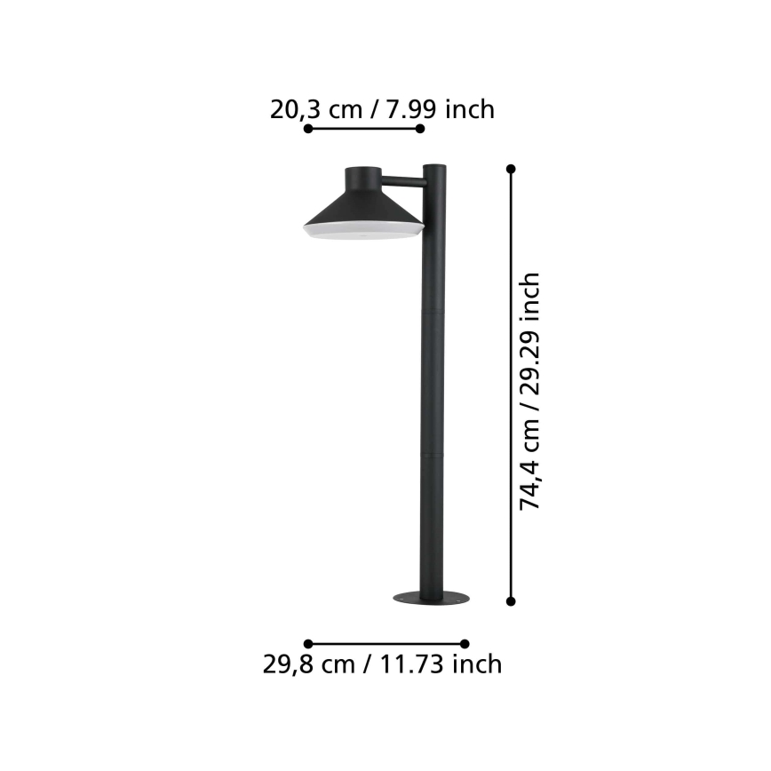 Eglo - LED Spoljna lampa 1xGU10/4,6W/230V IP44