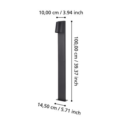 Eglo - LED Spoljna lampa 1xGU10/4,6W/230V IP54