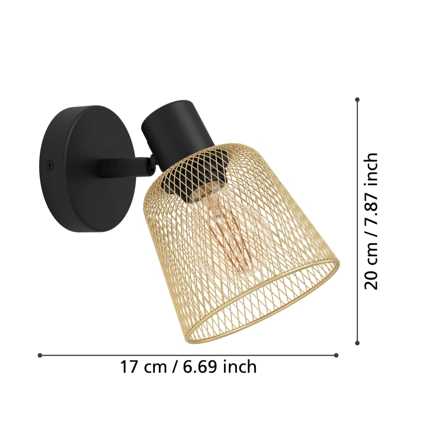 Eglo - Zidna reflektorska lampa 1xE27/40W/230V