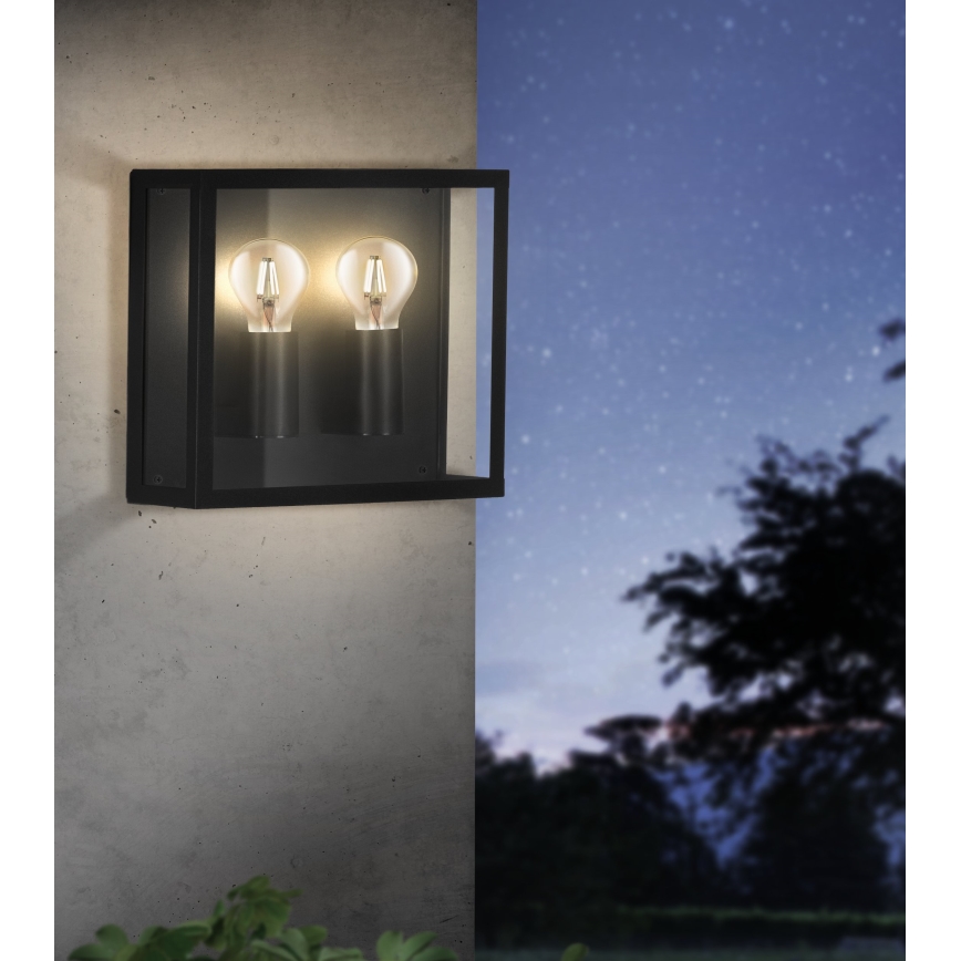 Eglo - Spoljašnja zidna lampa 2xE27/40W/230V IP44