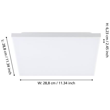 Eglo - LED Plafonjera LED/10,8W/230V