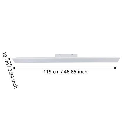 Eglo - LED Plafonjera LED/21W/230V 3000K 118,7 cm