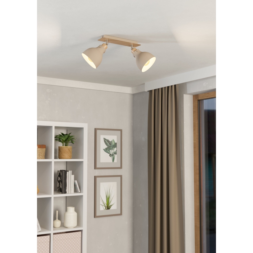 Eglo - Reflektorska lampa 2xE27/28W/230V