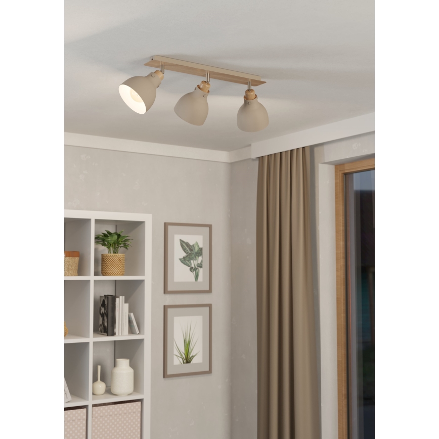 Eglo - Reflektorska lampa 3xE27/28W/230V
