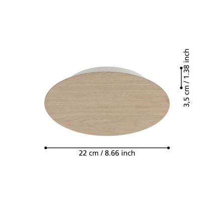 Eglo - LED Zidna lampa LED/9,2W/230V bež