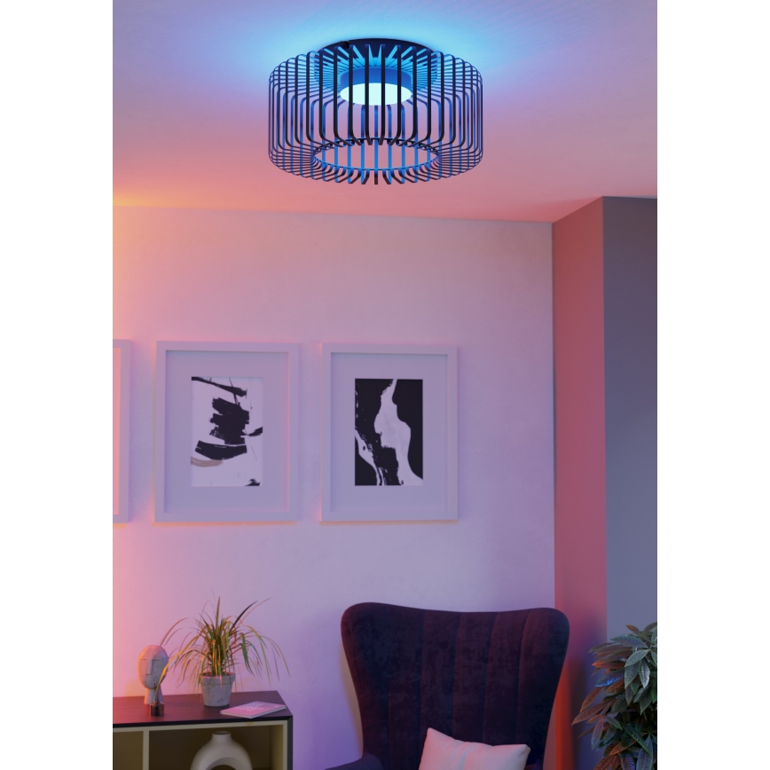 Eglo - LED RGBW Prigušiva plafonjera LED/22W/230V 2700-6500K