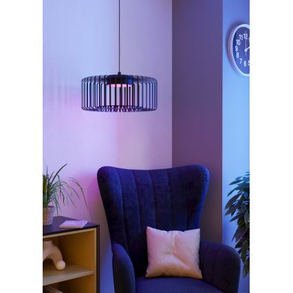Eglo - LED RGBW Prigušivi luster na sajli LED/22W/230V 2700-6500K